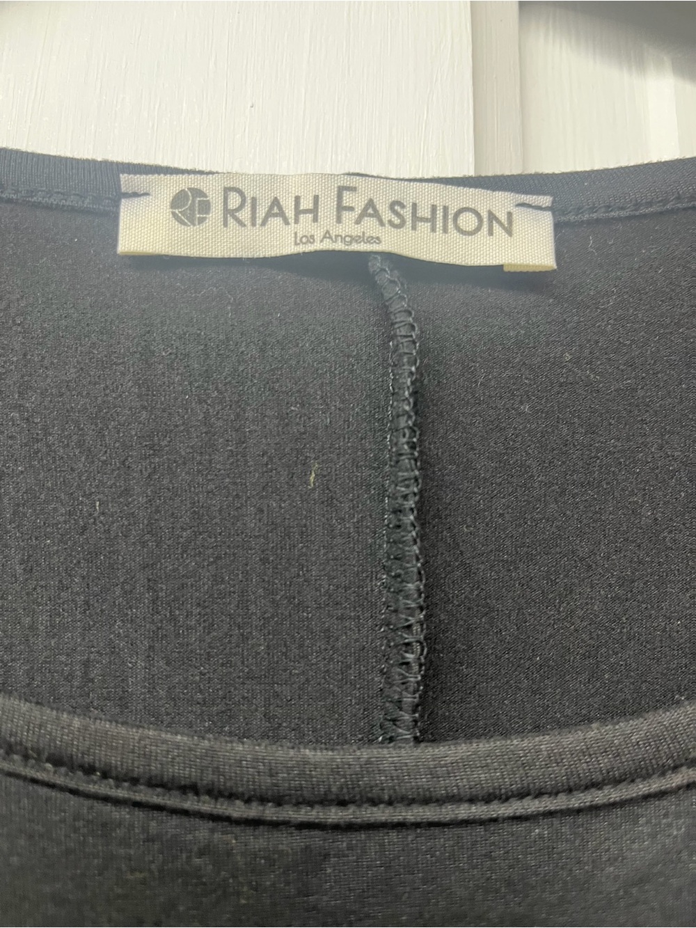 Black Ruffle Sleeve Dress - - Picture 4 of 5